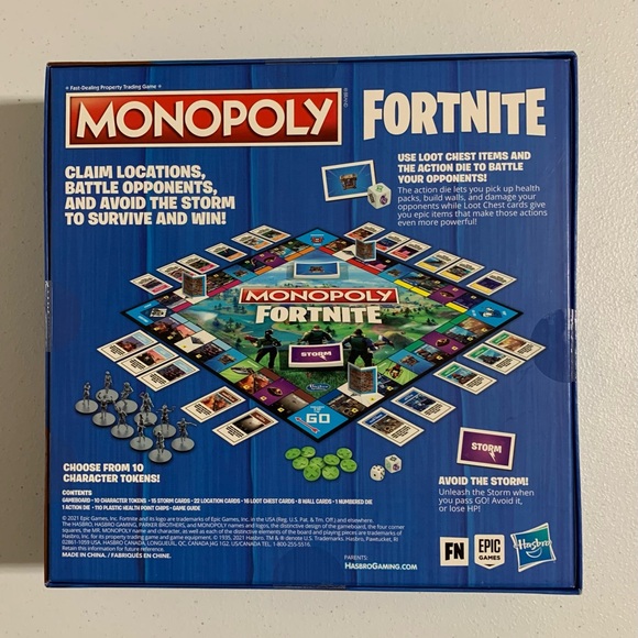 Monopoly®: Fortnite Collector’s Edition Board Game-New - Picture 6 of 9